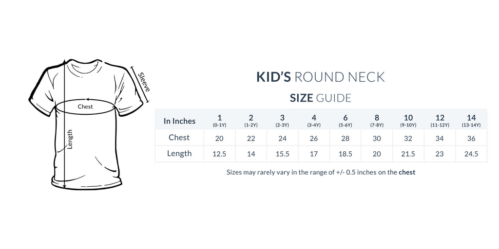 Kids Round Neck Tshirt