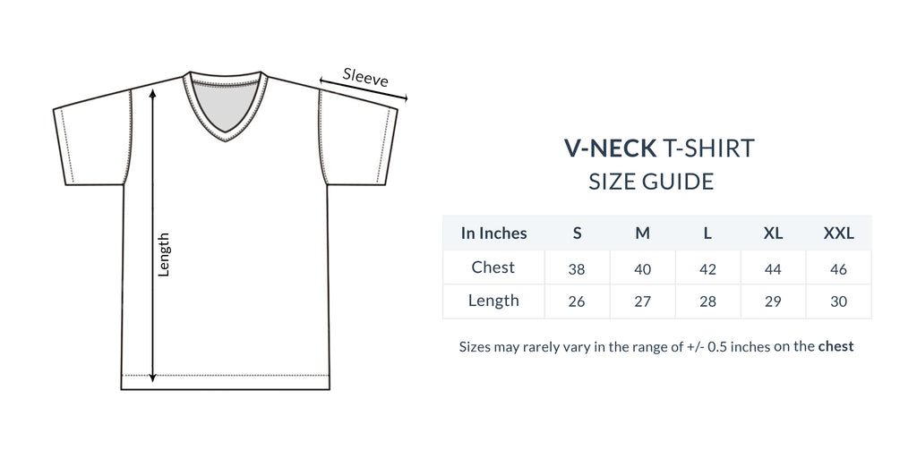 Half Sleeve V Neck T shirt